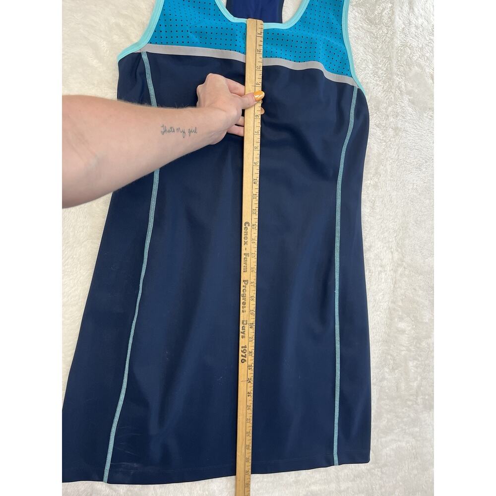 Title Nine Sportswear Dress Large Twisted Sister Racerback Built in Bra Pocket - Picture 5 of 10